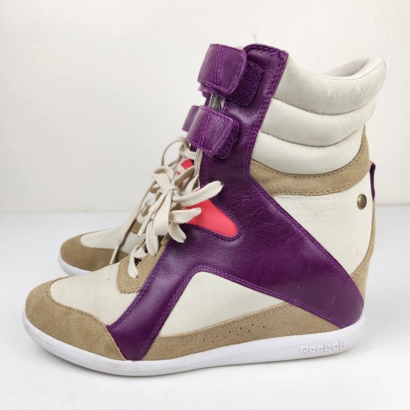 Reebok Alicia Keys Lace Up Wage Sneakers Size 8.5 - Picture 1 of 16